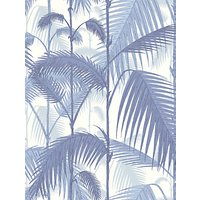 Cole & Son Palm Jungle Wallpaper - Blue On White, 95/1005