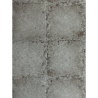 Zoffany Lustre Tile Wallpaper - Pewter, 310983