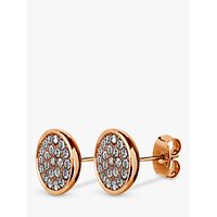 Dyrberg/Kern Maira Crystal Stud Earrings - Rose Gold