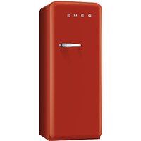 Smeg CVB20R Tall Freezer, A+ Energy Rating, 60cm Wide, Right-hand Hinge - Red