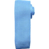 Kin By John Lewis Mercer Knitted Tie - Light Blue