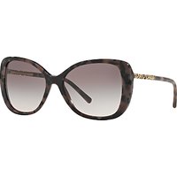 Burberry BE4238 Cat's Eye Sunglasses - Dark Tortoise/Grey Gradient