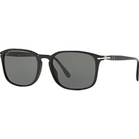 Persol PO3158S Polarised Square Sunglasses - Black/Grey