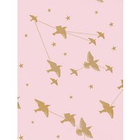 Mini Moderns Star-Ling Wallpaper - Rose Marais & Gold AZDPT029RM