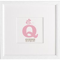 Letterfest Children's Name Animal Alphabet Framed Print - Q - Queen Bee