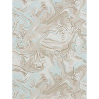 Kate Spade New York For GP & J Baker Whimsies Marble Swirl Wallpaper - Aqua W3329.1615
