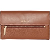 Modalu Erin Leather Continental Wallet - Tan