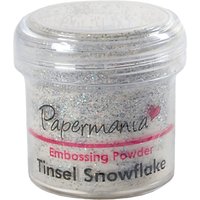 Docrafts Embossing Powder - Tinsel Snowflake