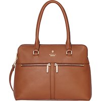 Modalu Pippa Classic Leather Grab Bag - Tan