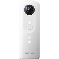 Ricoh THETA SC Action Camera, HD 1080p, 14MP, 360° Recording, Wi-Fi With Soft Case - White