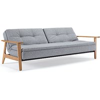 Innovation Dublexo Sofa Bed With Pocket Sprung Mattress - Light Grey Twist Granite