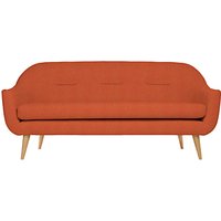 Content By Terence Conran Marlowe Large 3 Seater Sofa - Rowan Orange