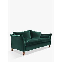 Duresta Vaughan Large 3 Seater Sofa, Umber Leg - Harrow Velvet Teal Green