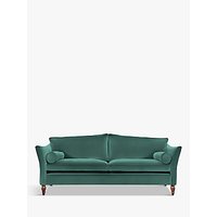 Duresta Vaughan Grand 4 Seater Sofa, Umber Leg - Canterbury Linen Teal Green