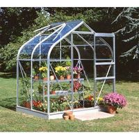 B&Q Metal 6X4 Horticultural Glass Greenhouse - 03291177