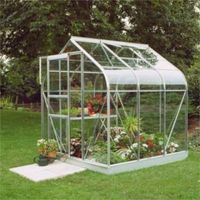 B&Q Metal 6X6 Horticultural Glass Greenhouse - 03291184