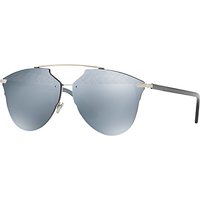 Christian Dior DiorReflectedP Geometric Sunglasses - Silver/Mirror Grey