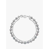 Dower & Hall Orissa Freshwater Pearl Bracelet - Silver/Grey