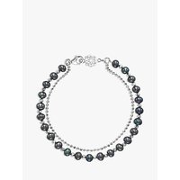 Dower & Hall Orissa Freshwater Pearl Bracelet - Silver/Black