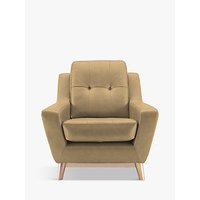 G Plan Vintage The Fifty Three Leather Armchair - Capri Olive