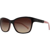 Emporio Armani EA4002 Square Sunglasses - Black/Opal Pink