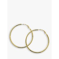 Melissa Odabash Large Polished Hoop Earrings - Gold