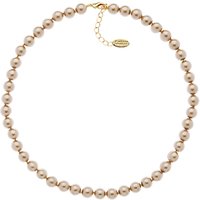 Finesse Classic 8mm Pearl Necklace - Bronze