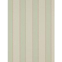 Colefax & Fowler Ellen Stripe Wallpaper - Pink / Green, 07987/06