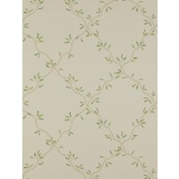 Colefax & Fowler Leaf Trellis Wallpaper - Pale Green, 07706/02