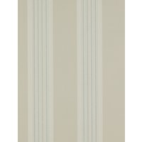 Colefax & Fowler Tealby Stripe Wallpaper - Beige / Blue, 07991/02