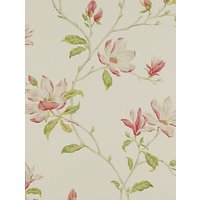 Colefax & Fowler Marchwood Wallpaper - Pink / Green, 07976/01