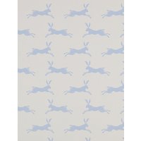 Jane Churchill March Hare Wallpaper - Pale Blue, J135W-04