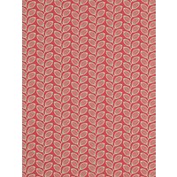Jane Churchill Retro Leaf Wallpaper - Red, J137W-05