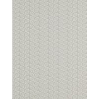 Jane Churchill Retro Leaf Wallpaper - Grey, J137W-04