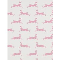 Jane Churchill March Hare Wallpaper - Pink, J135W-05