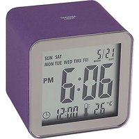 Lexon Cube Sensor Alarm Clock - Purple