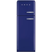 Smeg FAB30LF Fridge Freezer, A++ Energy Rating, Left-Hand Hinge, 60cm Wide - Blue