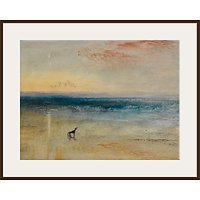 The Courtauld Gallery, Joseph Mallord William Turner - Dawn After The Wreck Circa 1841 Print - Dark Brown Framed Print