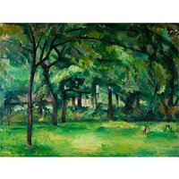 The Courtauld Gallery, Paul Cézanne - Farm In Normandy, Summer (Hattenville) Print - Stretched Canvas