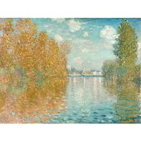 The Courtauld Gallery, Claude Monet - Autumn Effect At Argenteuil 1873 Print - Stretched Canvas