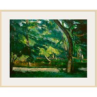 The Courtauld Gallery, Paul Cézanne - L'Etang Des Soeurs, Osny Near Pontoise Circa 1875 Print - Natural Ash Framed Print