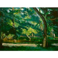 The Courtauld Gallery, Paul Cézanne - L'Etang Des Soeurs, Osny Near Pontoise Circa 1875 Print - Stretched Canvas
