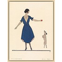 The Courtauld Gallery, Gazette Du Bon Ton - No 1 1921 Hop La Print, 50 X 40cm - Natural Ash Framed Canvas