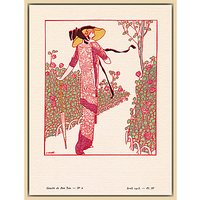 The Courtauld Gallery, Gazette Du Bon Ton - No 6 1913 Une Rose Parmi Les Roses Print, 50 X 40cm - Natural Ash Framed Canvas