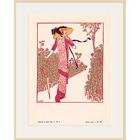 The Courtauld Gallery, Gazette Du Bon Ton - No 6 1913 Une Rose Parmi Les Roses Print, 50 X 40cm - Natural Ash Framed Print