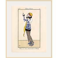 The Courtauld Gallery, Gazette Du Bon Ton - Journal Des Dames Et Des Modes No.52, 1913. Costumes Parisiens Print, 50 X 40cm - Natural Ash Framed Print