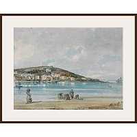 The Courtauld Gallery, Thomas Girtin - View Of Appledore, North Devon, From Instow Sands 1798 Print - Dark Brown Framed Print
