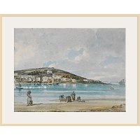 The Courtauld Gallery, Thomas Girtin - View Of Appledore, North Devon, From Instow Sands 1798 Print - Natural Ash Framed Print