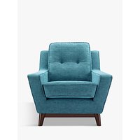 G Plan Vintage The Fifty Three Armchair - Fleck Blue