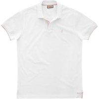 Thomas Pink Brandon Plain Polo Shirt - White/Pink